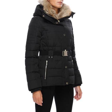 michael kors jacke schwarz damen|michael kors coats for women.